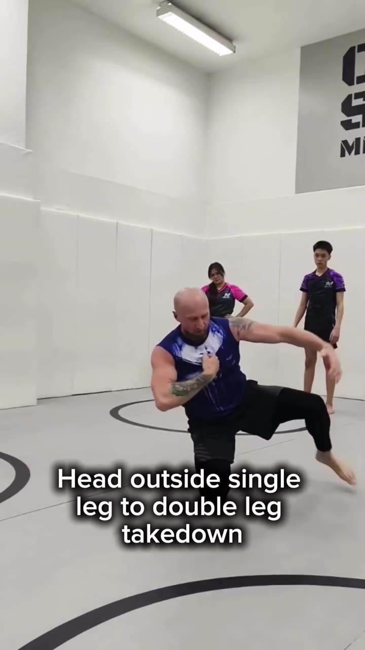 Chain wrestle: single to double
